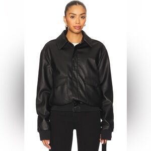 Women's Black Leather Jacket